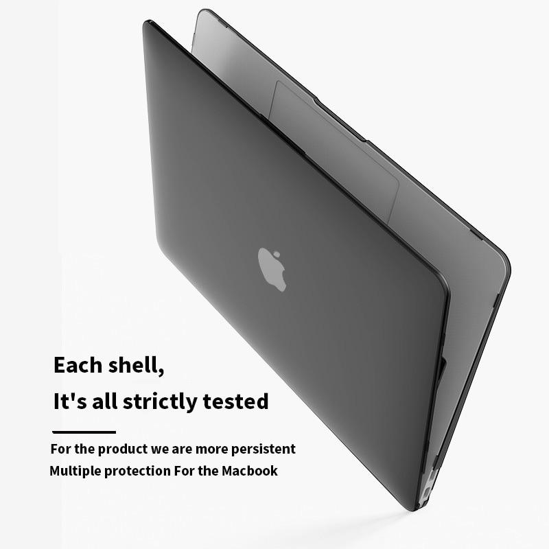 Buy Matte Frosted Case Laptop Case For Apple Macbook Air Pro 13 3 15 13 12 Inch Case New Pro 13 A1932 A19 Cover With Touch Bar Protection Cover At Affordable Prices