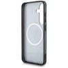 Pouzdro Guess 4G Glitter Triangle Buttons Magsafe Pro Samsung Galaxy S25 Černé