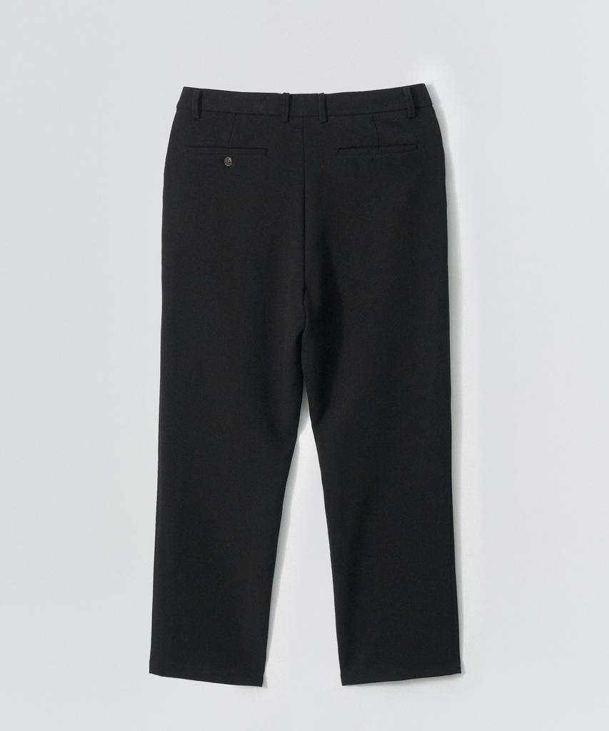 EZIO Hidden Banding Semi-Wide Pants_Black
