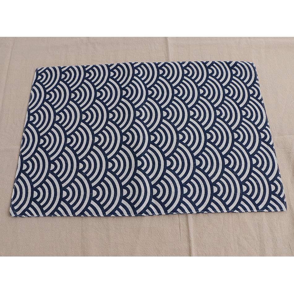 

30x45cm Cotton Linen Double-layer Japanese Style Placemat,Food Po Background Cloth ,Kitchen Table Cloth Napkins 2pcs&Rectangular