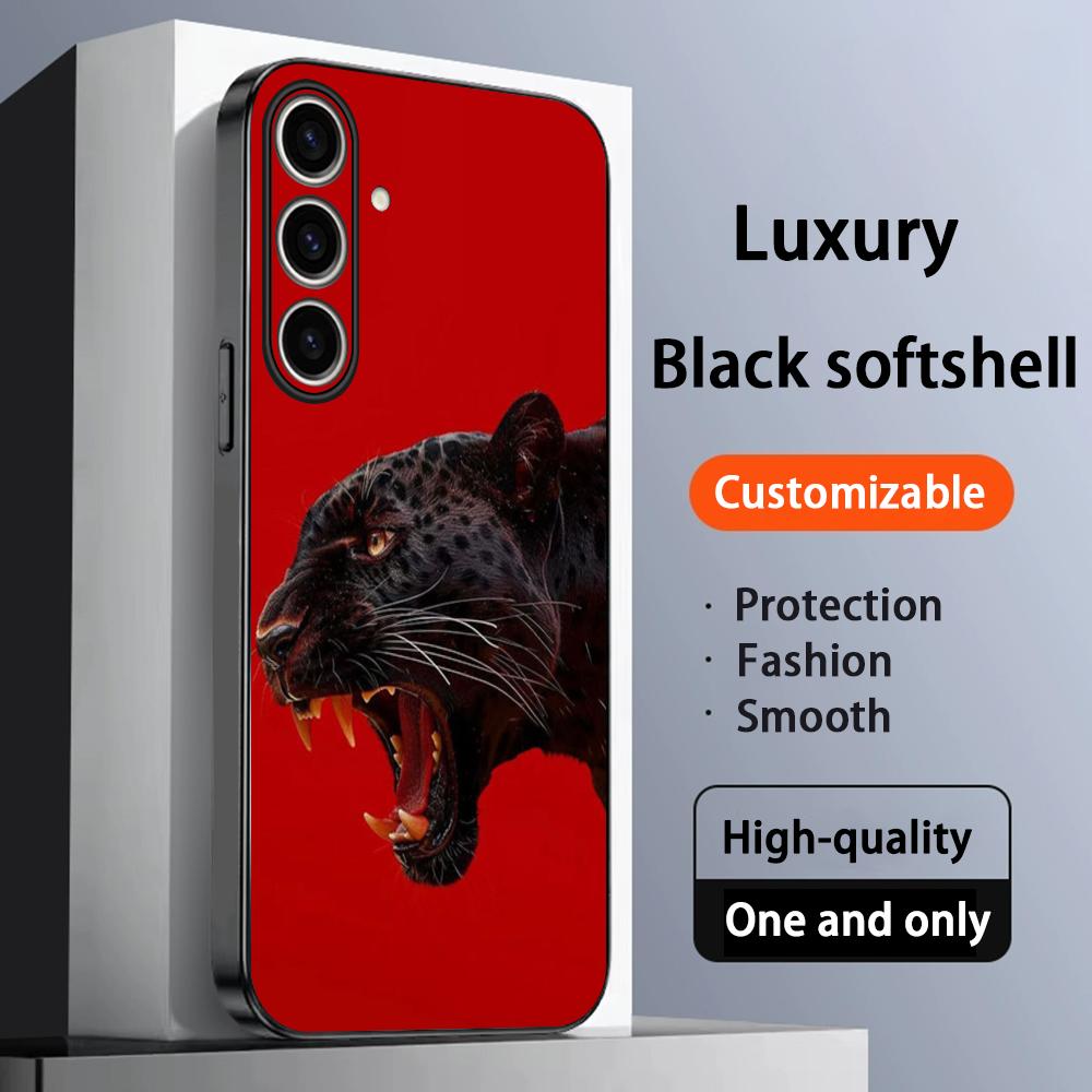 

Super fashion Leopard pattern Phone Case For Samsung Galaxy S26 S25 S24 S23 S22 S21 Plus Ultra Note20 Soft Black Galaxy S24 FE
