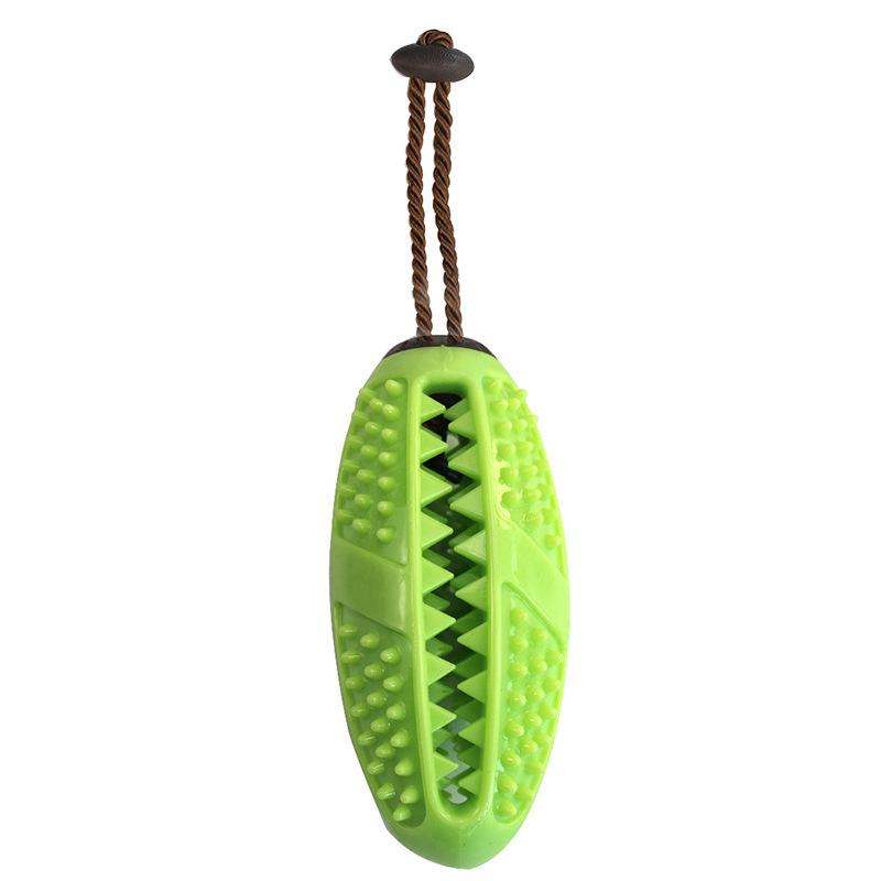 Pet Dog Chew Toys Teeth Cleaning Snack Ball Pet Dog Toy Ball Natural Rubber Super Tough Interactive Bouncy Pets Supplies