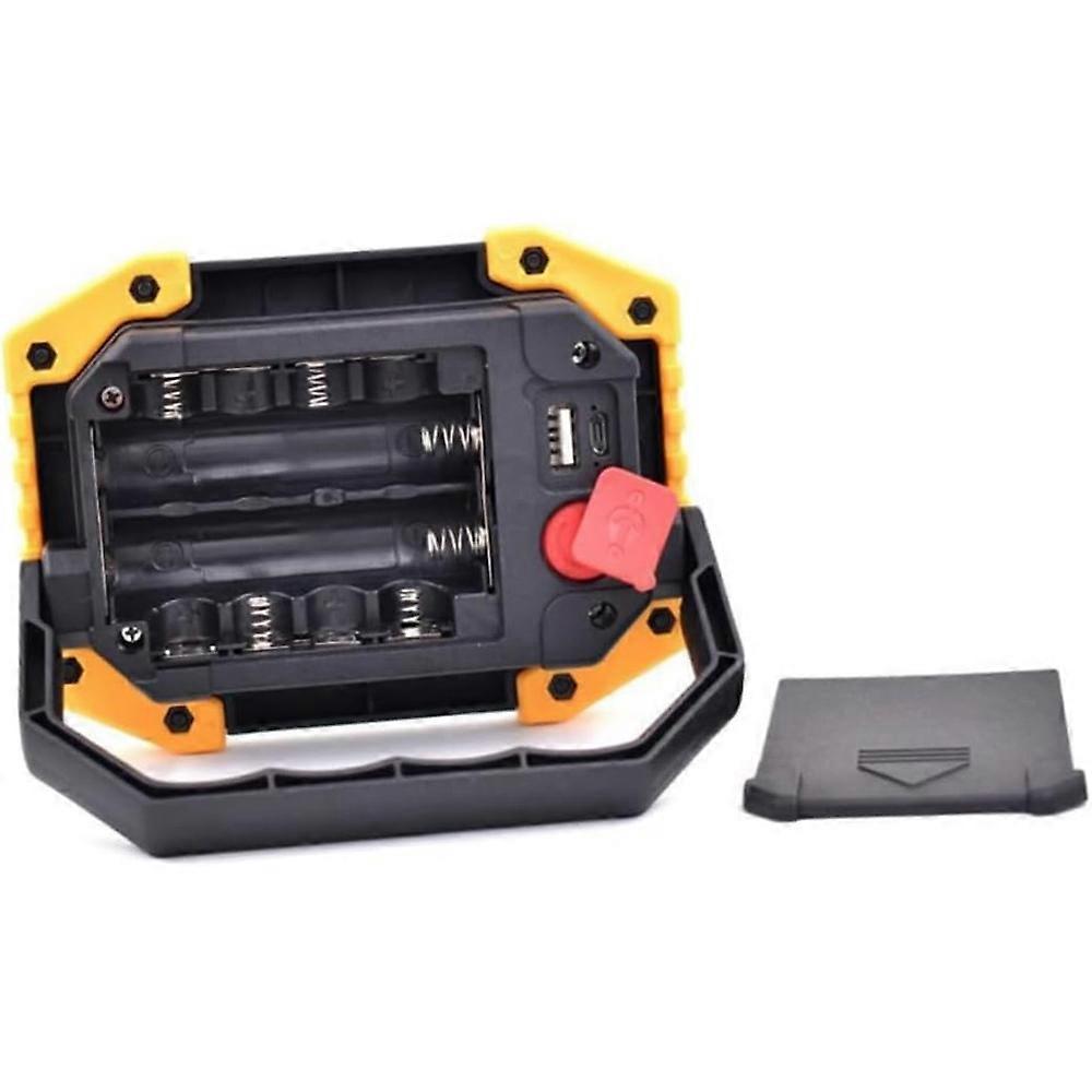 Portable Multi-function Led USB Camping Light Mobile Power Flashlight with Handle Bracket