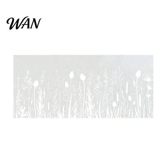 Privacy Window Film Frosted Flower Static Glass Sticker Floral Plants Decorative Cling Decal Waterproof UV Sun Blocking Cover for Home Office Kitchen