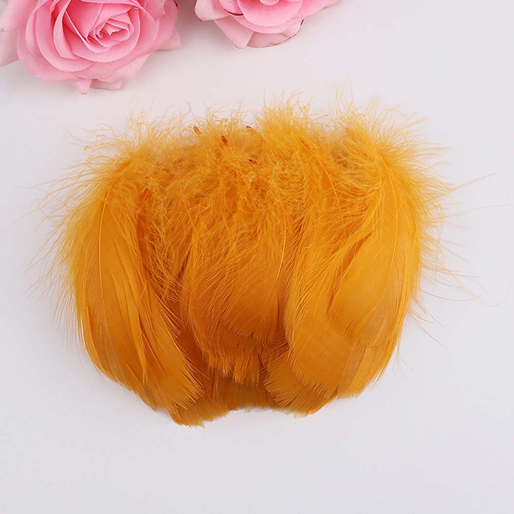 Goose Feather 6cm~11cm For Beautiful Decoration Handicraft Gift Box DIY 50/100/150pcs Colorful Goose Feathers
