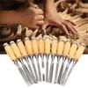 12pcs Wooden Carving Hand Tool Set Professional Woodworking Tools With Storage Bag For Sculptor Carpenter Artist