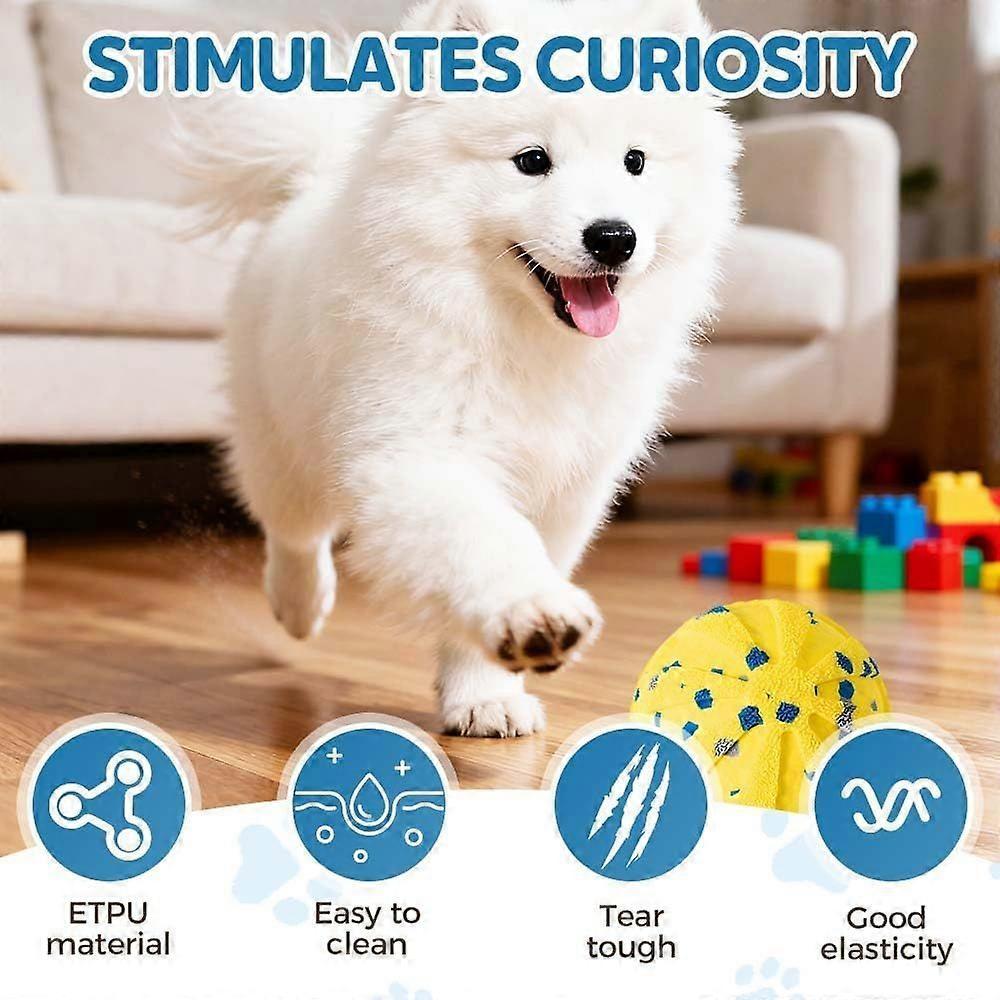 2025 Upgraded Smart Interactive Dog Ball Toy, Dog Enrichment Toys Automatic Moving Ball, Waterproof Smart Shaking Pet Bounce Electric Balls, Bouncing 