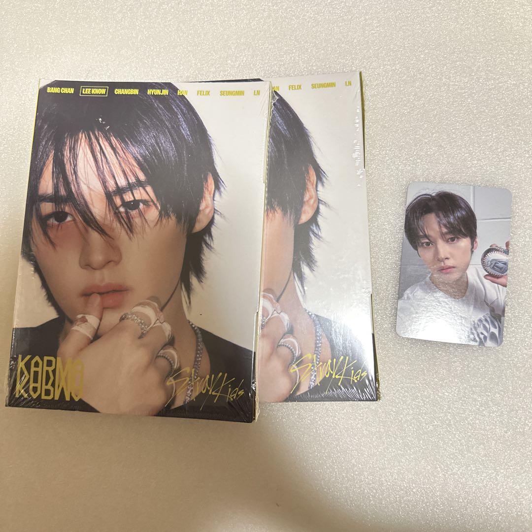 

[USED] Stray Kids KARMA accordion ver. All types with trading cards Reno