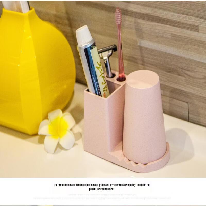 

Набор: Держатель для зубных щеток и стакан CMAOS из пшеничного волокна