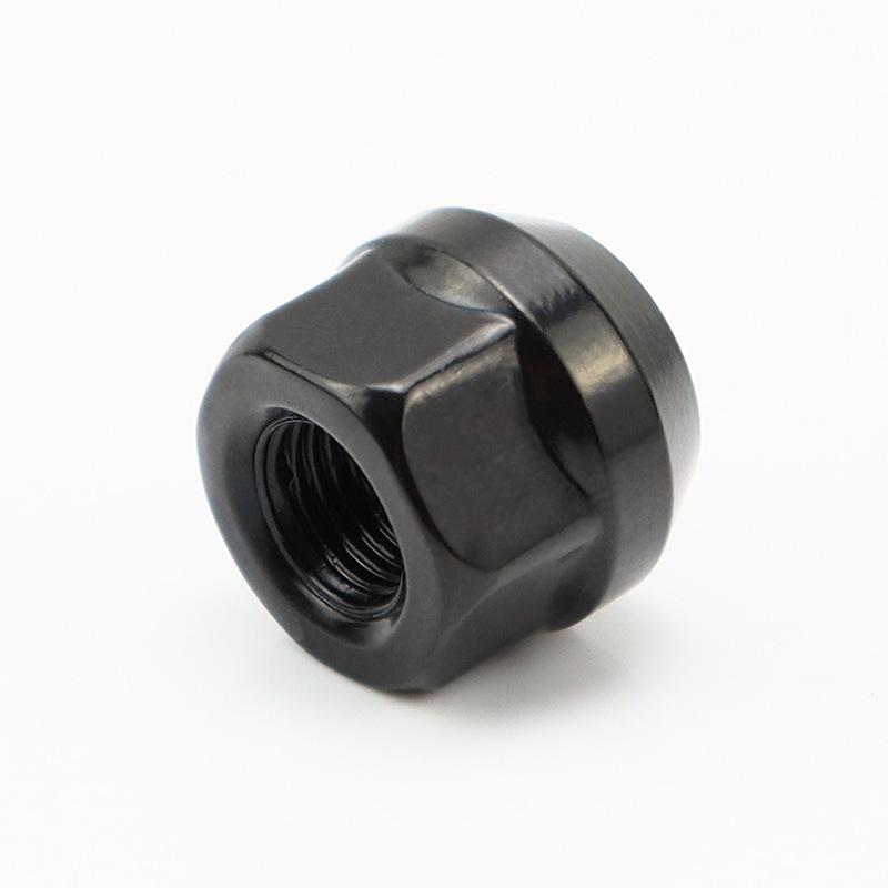 20 PCS  Open End  Lug Nuts  Black 3/4"(19mm) Hex  0.84” (21mm) Height  60 Degree  Wheel Nuts Black