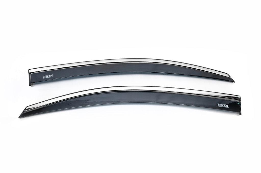 Szyby z chromem (2 szt. Niken) Dla volkswagena Caddy 2004-2010