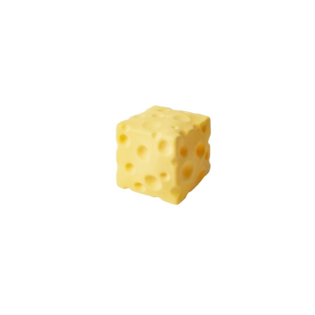Cheese Squeeze Toy Stress Relief Soft Foam Cube Filled with Flour for Hand Exercise and Sensory Play 5 2/8/10cm Size Options