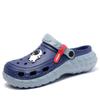 Step On Shit Hole Shoes Men Wear Platform Slippers Cartoon Astronaut Two-Color Outdoor Non-Slip Beach Sandals