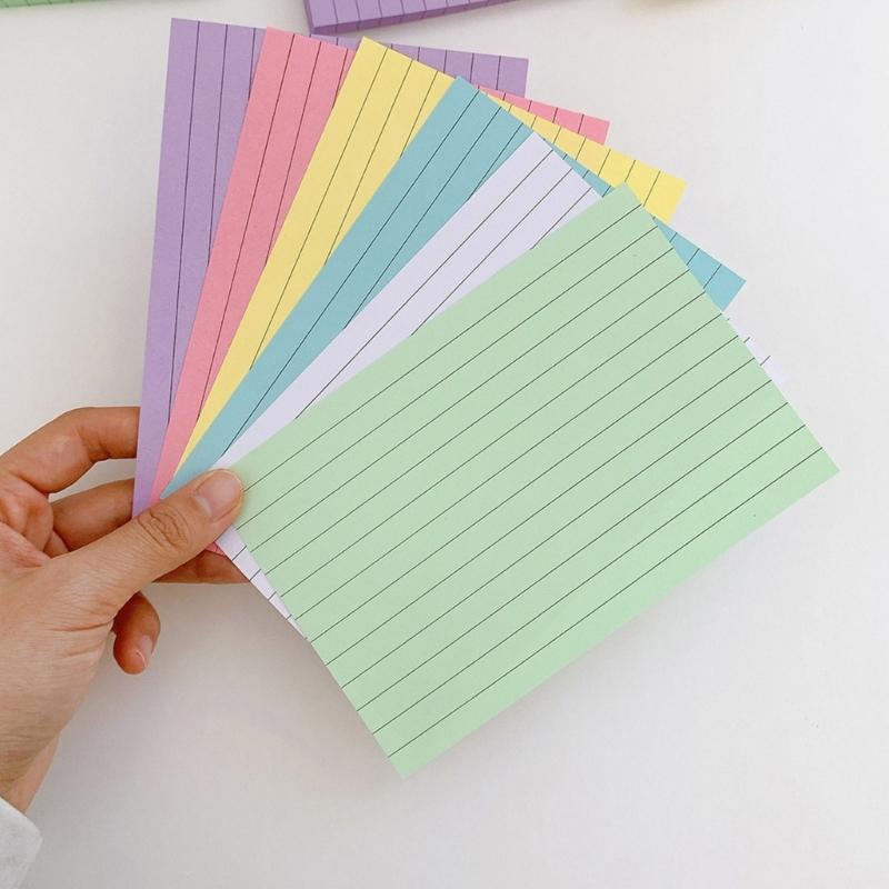 900 Sheets Multipurpose Colorful Notepaper Double Sided Lined Notepads Ruled Memo Sheet For Office School Supplies