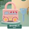 Apprendimento del bambino Blocco con chiave Giochi di auto Montessori Giocattolo educativo Numero di blocco corrispondente Giocattoli Giocattoli sensoriali per bambini 1 2 3 anni
