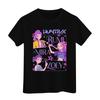 Boys Girls Round Neck Casual Printed Short-sleeved T-shirt Top