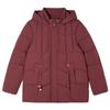 Plus Size XL-5XL Middle Age Woman Winter Coats Hooded Elegant Loose Thick Warm Parkas Female Jacket