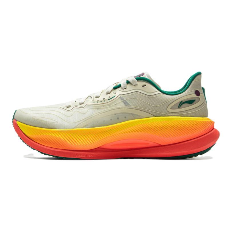 Li Ning Yueying 4 PRO Tlumení, Odolné proti opotřebení Nízké neformální běžecké boty Pánské Krémově žluté ARHV007-11