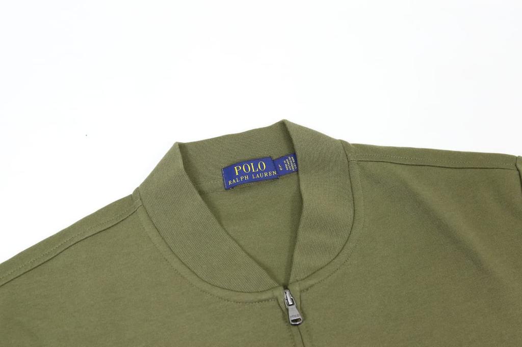 Polo Ralph Lauren Jersey Track Jacket with Embroidered Pony Size Men's Full-Zip Logo, 0102848-M [Used]