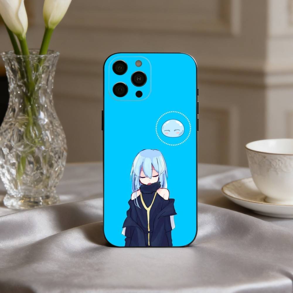 R-Rimuru T-Tempest-T S-Slime Phone Case For iPhone 17pro, 16,15,14,13,12,11 X XR Plus,Others Soft Black Cover