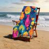 A Bionic Fish Ocean-Themed Beach Towel, Perfect for Ocean Festivals.Coral Reef Seabed,Coral Reef Aquarium,Collective Unconscious