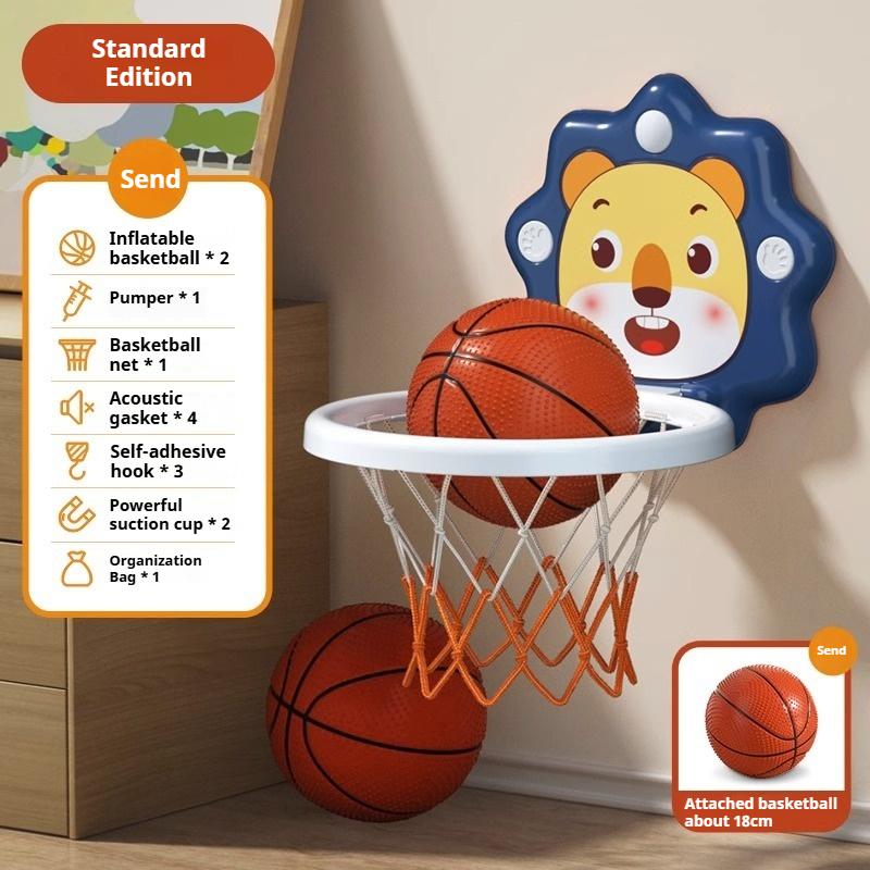 Children's Basketball Hoop Sports Toys Silent Lift Basketball Rack