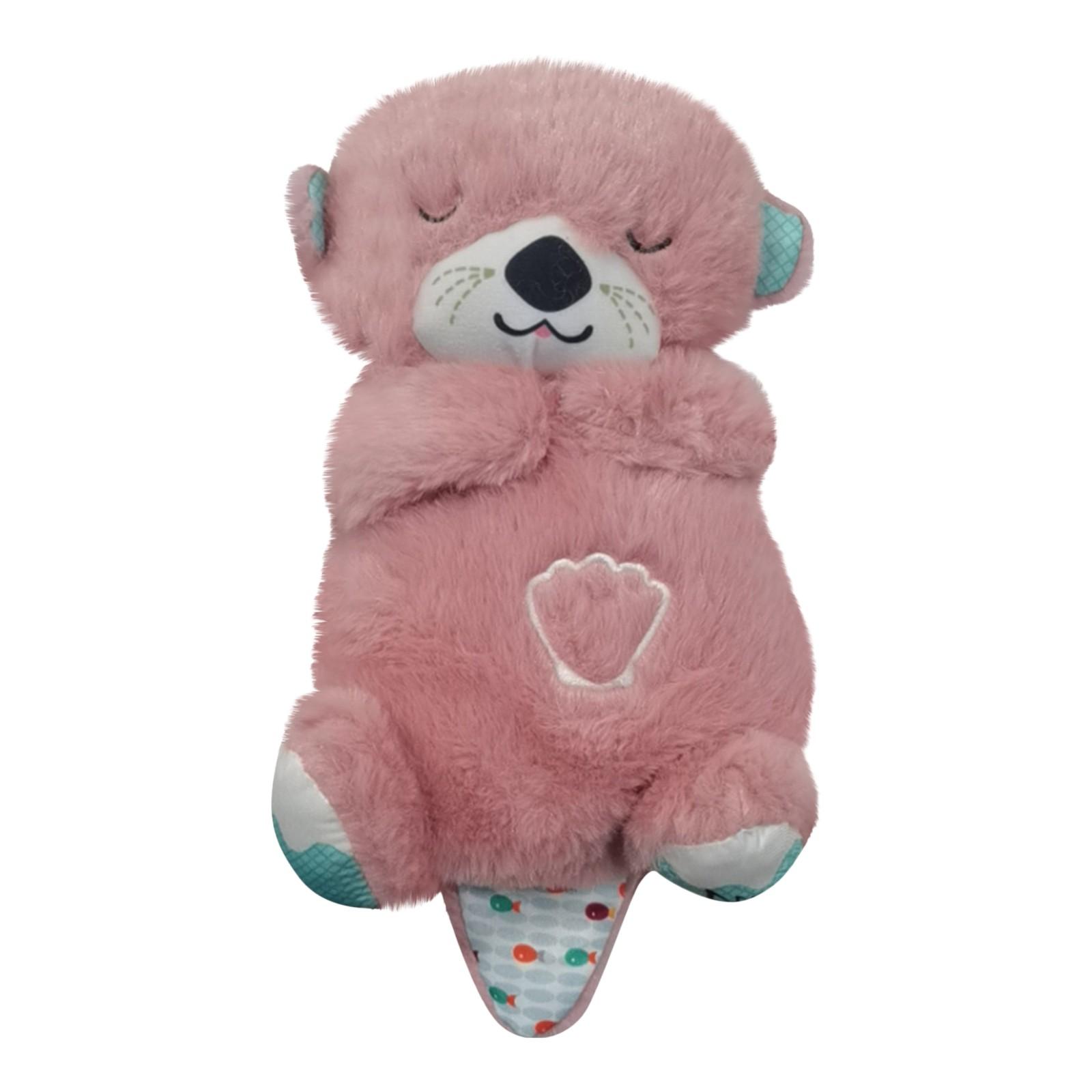 

Детская игрушка, Портативная плюшевая с музыкой, подсветкой и дыхательными движениями, Подходит для новорожденных старше 0 месяцев One Size розовый