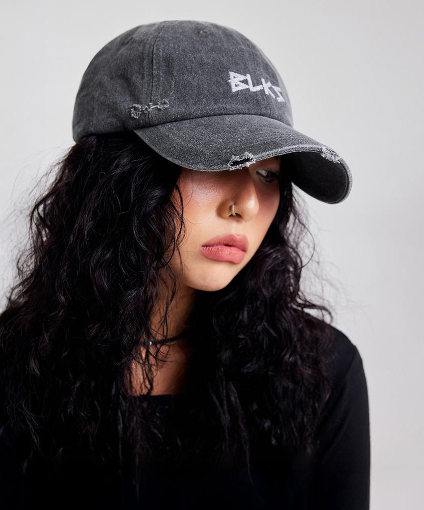 Beullaegsaenjeu Light Running Embroidery Vintage Ball Cap Charcoal
