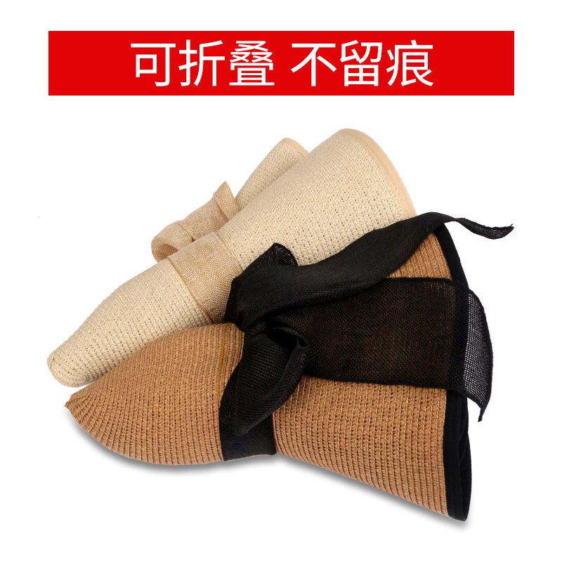 Straw hat, raffia sun hat, sun protection, large edge to show the face, small hat, trendy versatile fashion beach hat