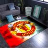 1PC rug Flaming Manchester Crest Carpet, Chair Rug,Area Rug for Office Bedroom living rooms bedroom, Doormat decor Christmas fan gifts