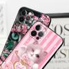 Apple Hülle für iPhone 11 12 13 mini Pro Max XS X XR 7 8 6 plus SE 2020 Weiche Silikonhüllen Cover Niedliche Cartoon Katze Blume Tier