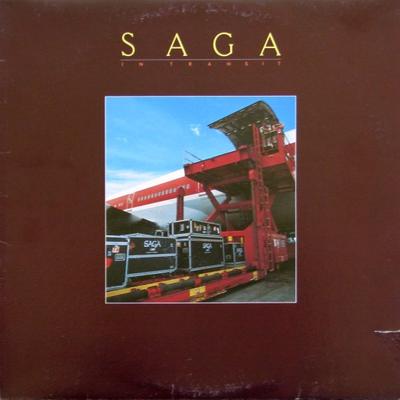 LP Record SAGA  In Transit ML8006 Maze Records 1982 Canada Rock Used