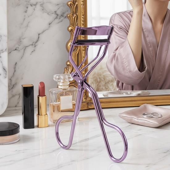 Portable Eyelash Curler with Comb Volumizing Precision Eye Lash Curler Natural Long Lasting Professional Beginner Women Lashes Curling Tools
