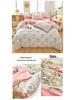 Category A 100% Cotton Double-Sided Bedding Set (4-Piece, Pure Cotton Sheet & Duvet Cover, Dorm Double/Single 3-Piece Set)