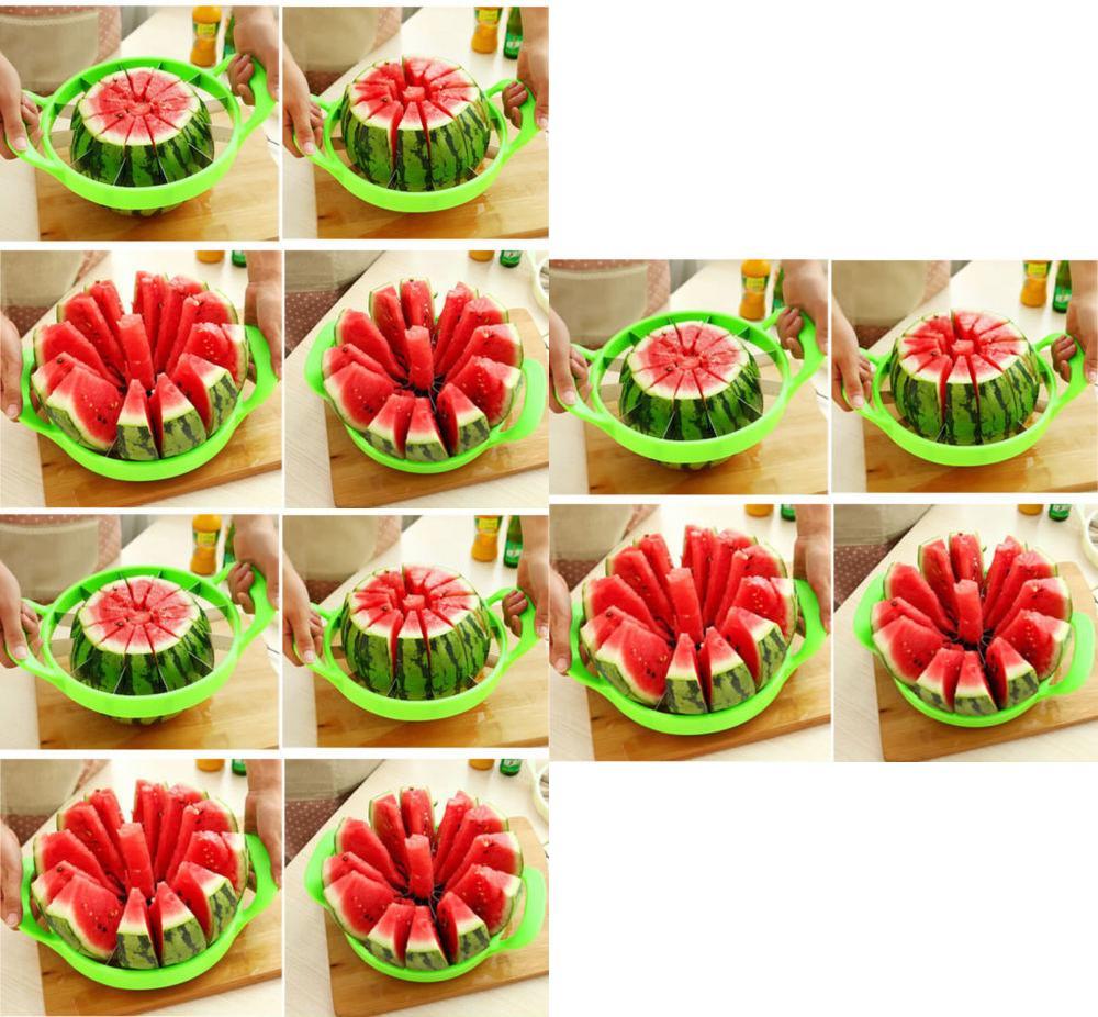 Stainless Steel Fruit Slicer With Multifunction Design For Home Kitchen Food Preparation