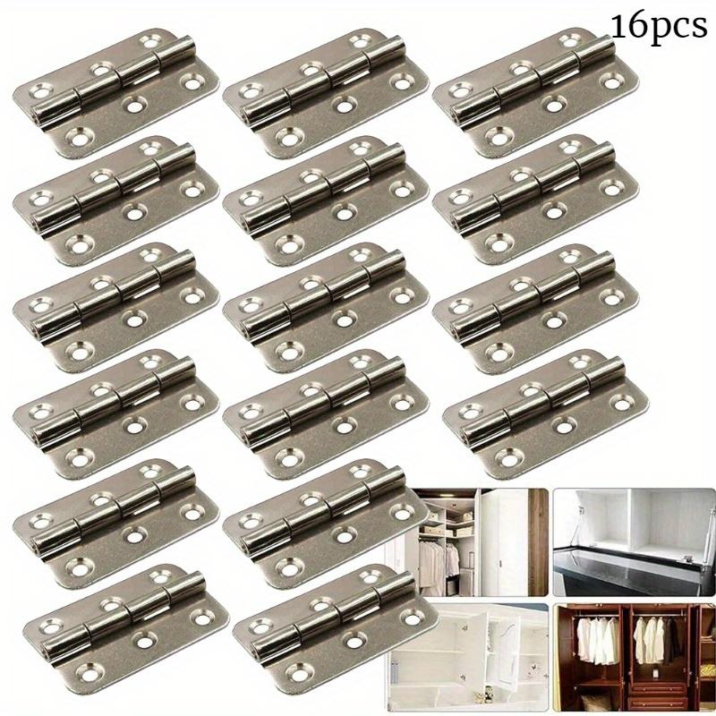 

16 шт., оконные петли, петли для кухонного шкафа, поворотные петли для дверей шкафа, шарнир из нержавеющей стали, стальной подшипник, бесшумный