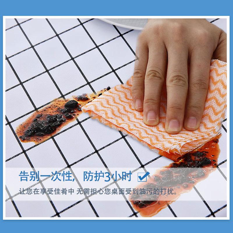 Modern Simple Pvc Tablecloth Waterproof And Oil-Proof Leave-In Coffee Table Dining Table Cloth Rectangular Light Luxury Plaid Table Mat