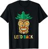 Hawaii Tiki Man Lei'd Back Funny Hawaiian Men Women Kids T-Shirt Graphic T Shirts Men Clothing Tops Camisas Streetwear
