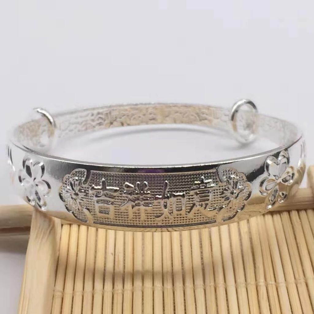 Bransoletka z gwiazdkami posrebrzana na Walentynki dla kobiet - Modny prezent w stylu Douyin dla przyjaciółki