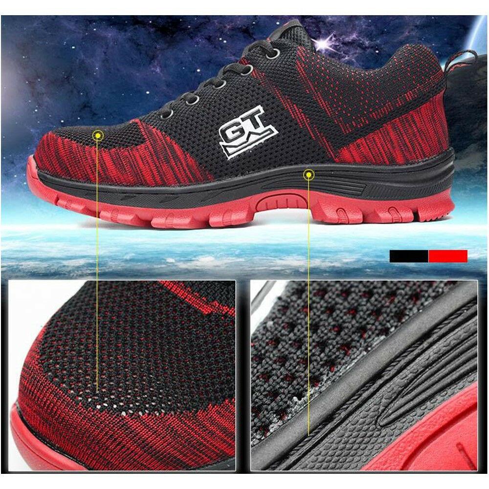 Fashion Men Work  Boots Steel Toe Shoes Indestructible Autumn Winter Sport Lightweight Shoes Work Sneakers -25