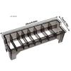 1Pc 8/10 Grid Hair Clipper Storage Organizer Box Limit Comb Salon Tool Special Accessories for Hairdressing