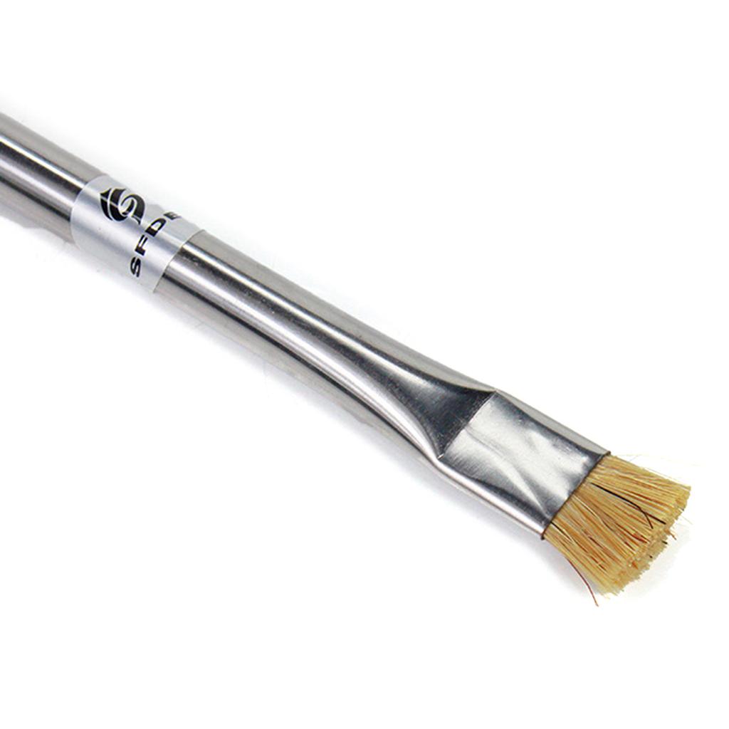 Steel Brush Anti Static Motherboard Cleaning Brush for Phone IC Pad Repair Double Head Superfine Steel Wire Brush