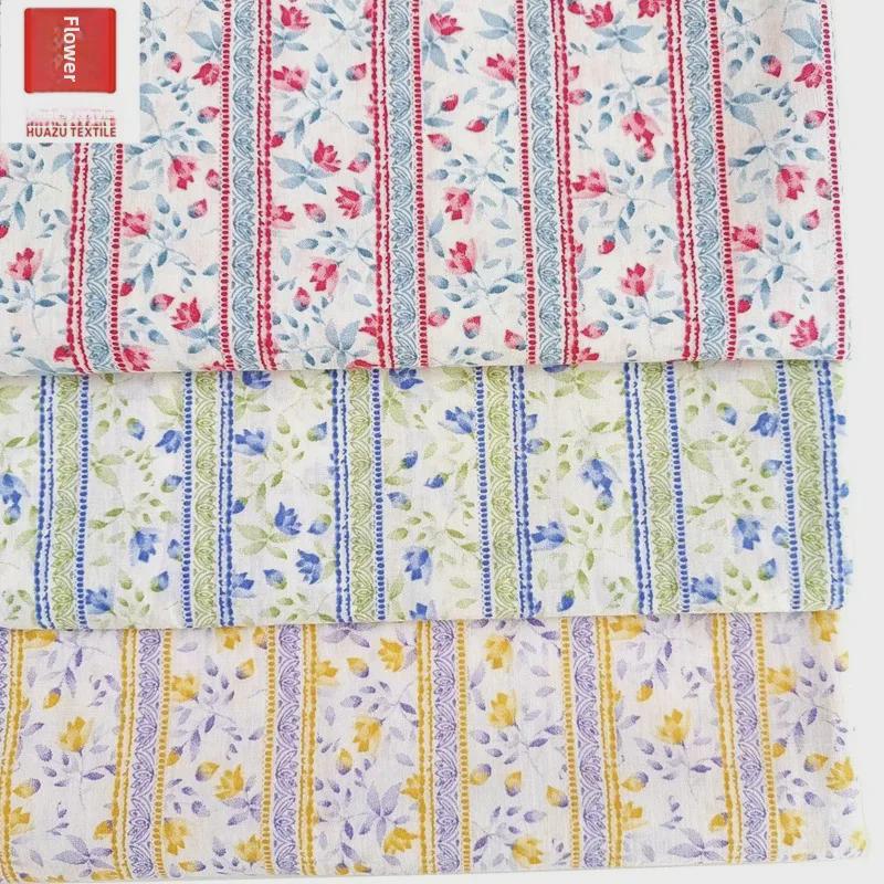 Baumwolle Bedruckt Kariert & Floral Stoff für Damen- & Kinderbekleidung, Kleider, Schuhe und Hüte - DIY Material