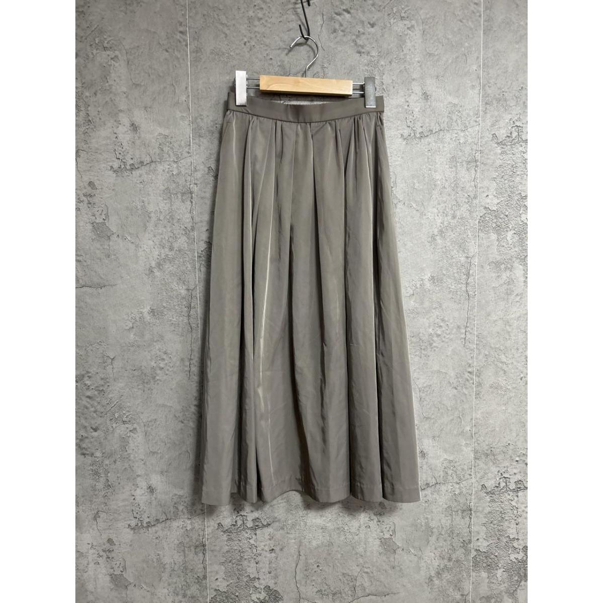 PLST Plaste Satin Flare Skirt sizeXS/Gray  Ladies