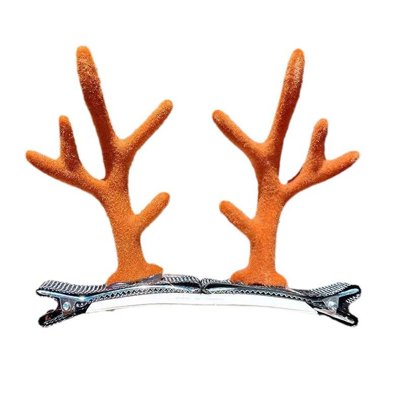 Mori-Style Christmas Antler Headband: Cute Versatile Hair Clip for Christmas Eve Outfit and Decoration