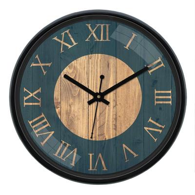 12-inch Plastic Wall Clock (Black Frame)