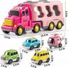 Cross-border Engineering Vehicle: Musical Inertial Fire Truck Toy for Kids