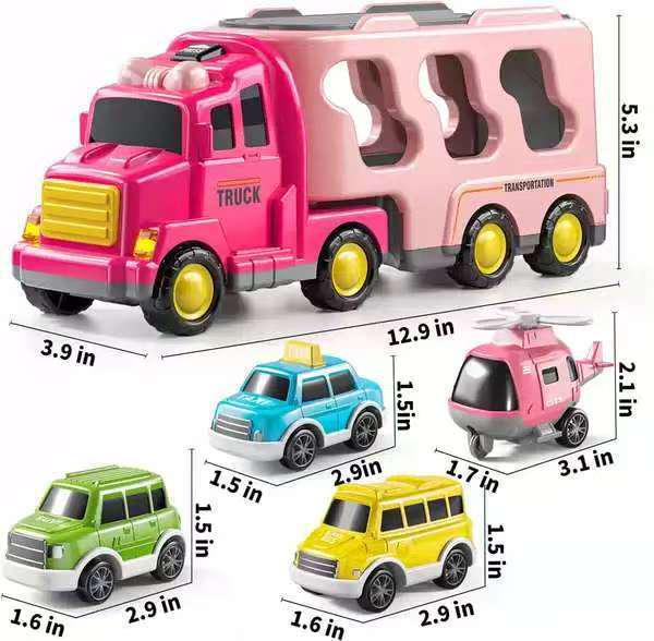 Cross-border Engineering Vehicle: Musical Inertial Fire Truck Toy for Kids