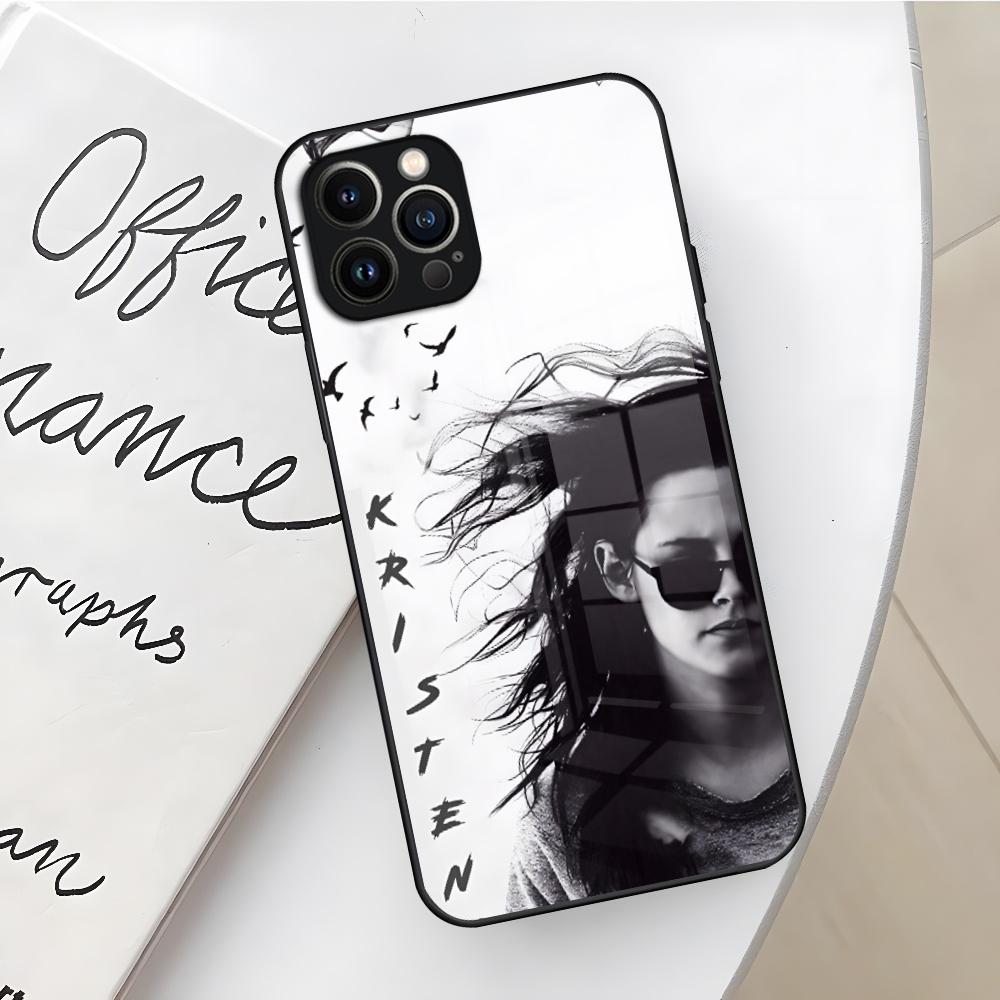 Amazing Girl Kristen Stewart Phone Case for Iphone 17 16 Air 15 14 12 11 13 Pro Max Mini X Xr Xs Se Puls Glass Cover
