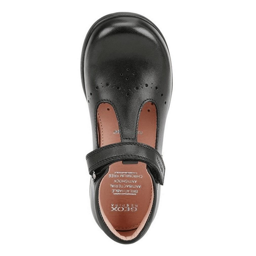 Geox Girls Naimara Perforated Patent Leather Mary Janes